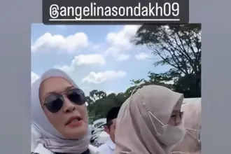 Mantan Ketua Partai Demokrat Anas Urbaningrum Bebas, Artis Angelina Sondakh Ikut Menjemput