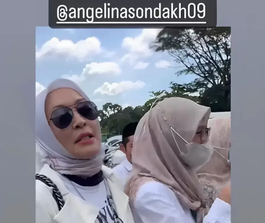 Mantan Ketua Partai Demokrat Anas Urbaningrum Bebas, Artis Angelina Sondakh Ikut Menjemput