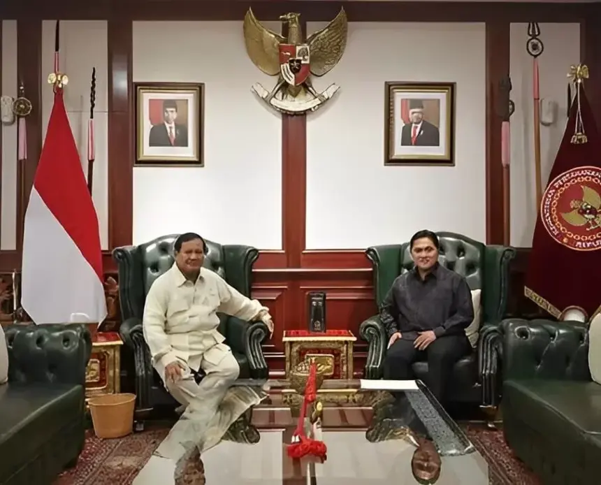Prabowo Berpeluang Menangi Pilpres 2024 Jika Gandeng Erick Thohir Jadi Cawapres