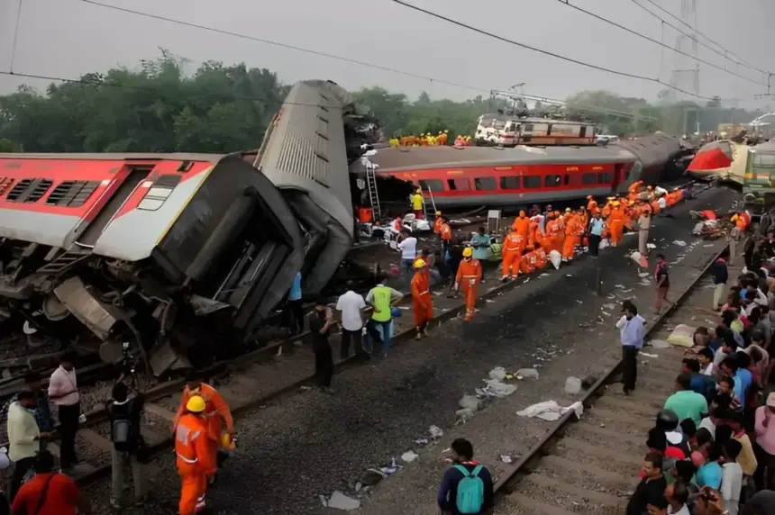 Tabrakan Tiga Kereta Api di India Sebabkan Lebih Dari 280 Orang Meninggal