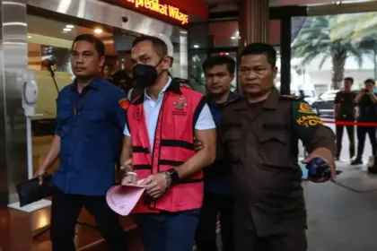 muhamad yusrizki tersangka BTS 4G