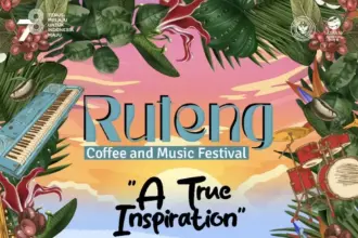 Poster Ruteng Coffee and Music Festival 2023