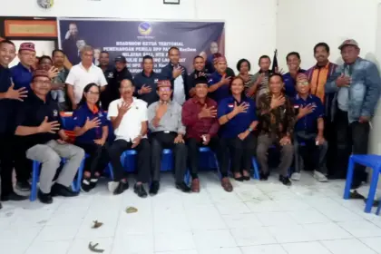 Silaturahmi ke pengurus partai Nasdem Manggarai,Christian Rotok “blak-blakan” beri penjelasan
