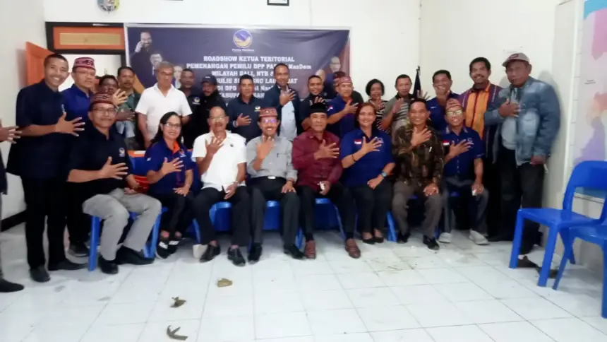 Silaturahmi ke pengurus partai Nasdem Manggarai,Christian Rotok “blak-blakan” beri penjelasan