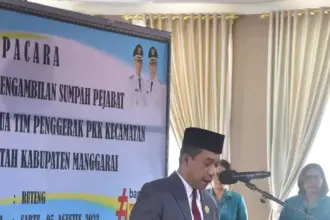 Jelang HUT Proklamasi, Bupati Herybertus Lakukan Pergantian dan Mutasi Pejabat Administrator