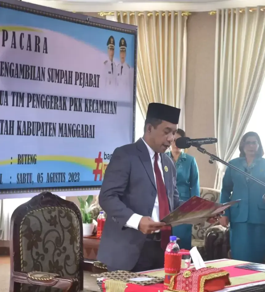 Jelang HUT Proklamasi, Bupati Herybertus Lakukan Pergantian dan Mutasi Pejabat Administrator