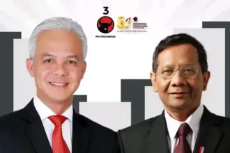 Ganjar Pranowo dan Mahfud MD