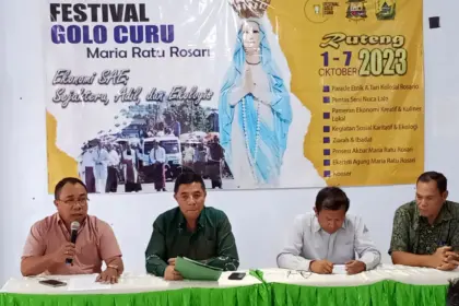 Konferensi Pers Festival Golo Curu (FGC) di Ruteng