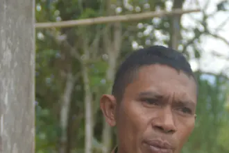 Kades Tarsisius Tening Kepala Desa Lumut, Manggarai Barat